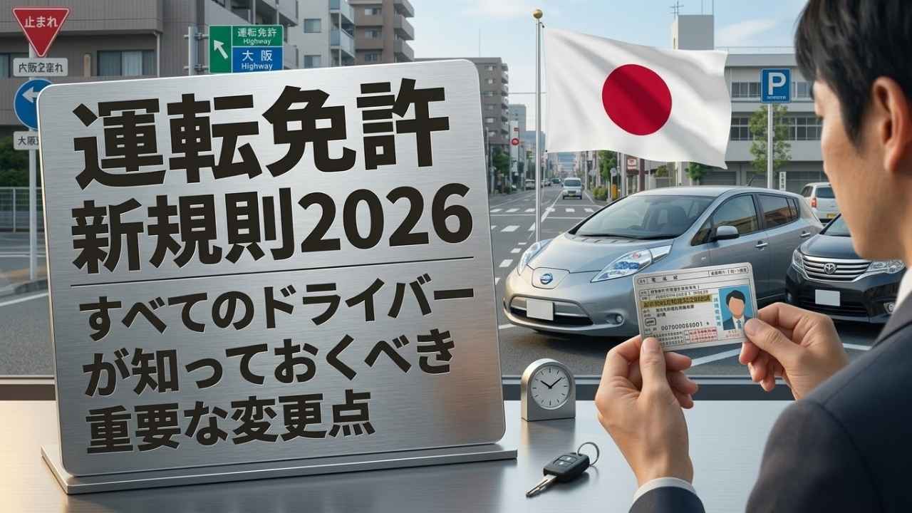 2026年運転免許新規則まとめ｜全ドライバー必読の重要変更点とは？