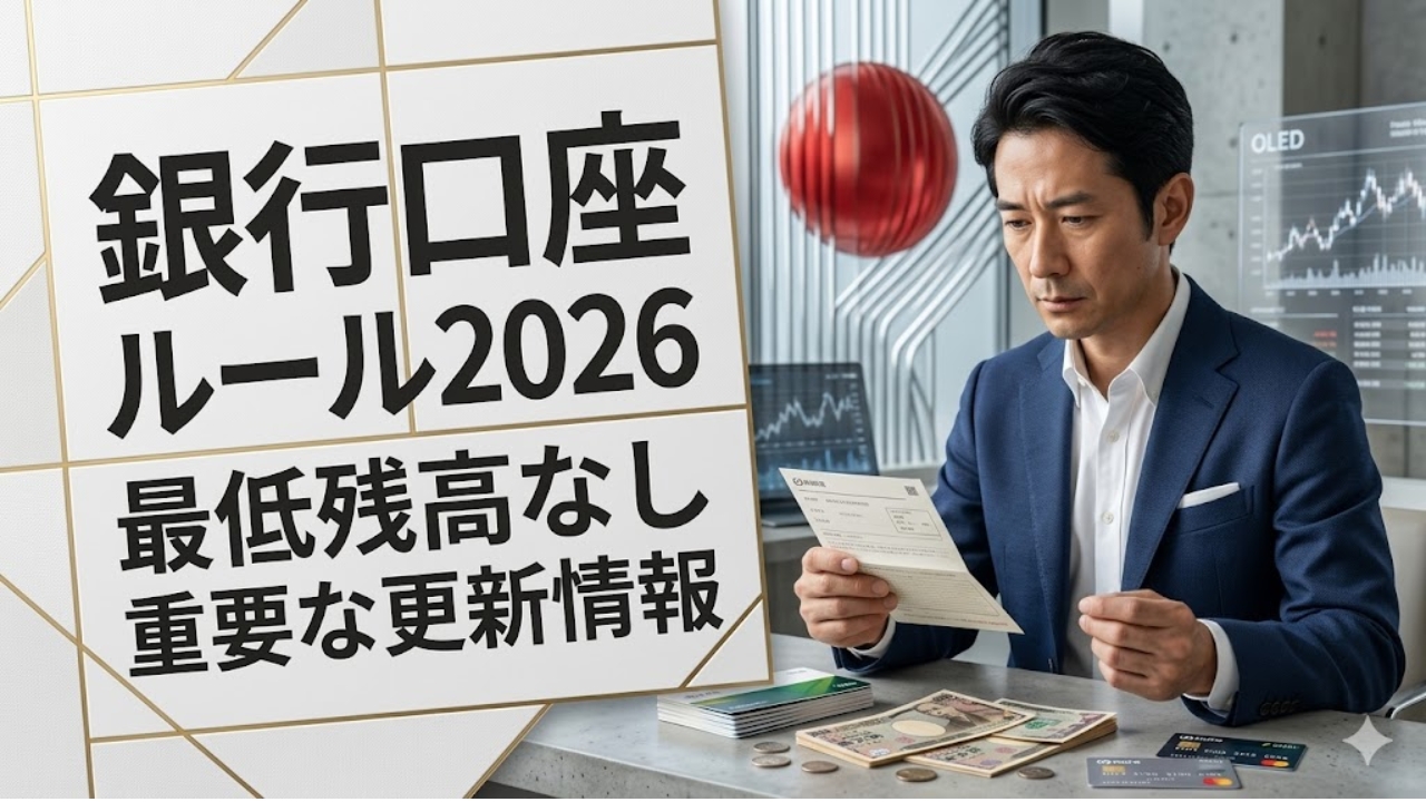 2026年銀行口座新ルール